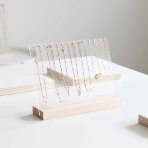 Expositor de joyas ROMANE, soporte para collares y pulseras, soporte para joyas, organizador de joyas