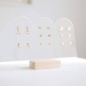 Earring holder MELISSA Earring card display Jewelry store fixture Earring Stand Jewelry display Jewelry Retail display image 8