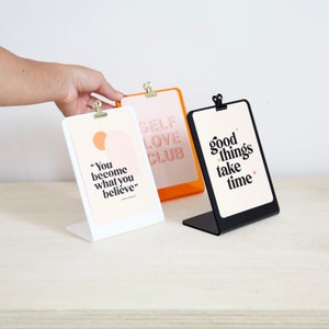 Table Stand Card Holder, Acrylic menu Holder, Wedding Signs Clip Board, acrylic Store Display