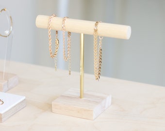 Bracelet Display LAYA, Wooden Jewelry Stand, Counter Stand and Jewelry Organizer