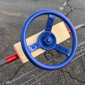 Clip-On Shopping Cart Steering Wheel Toy – Keeps Toddlers Happy and Busy While You Shop | Safe, Durable & Mom-Approved Fun