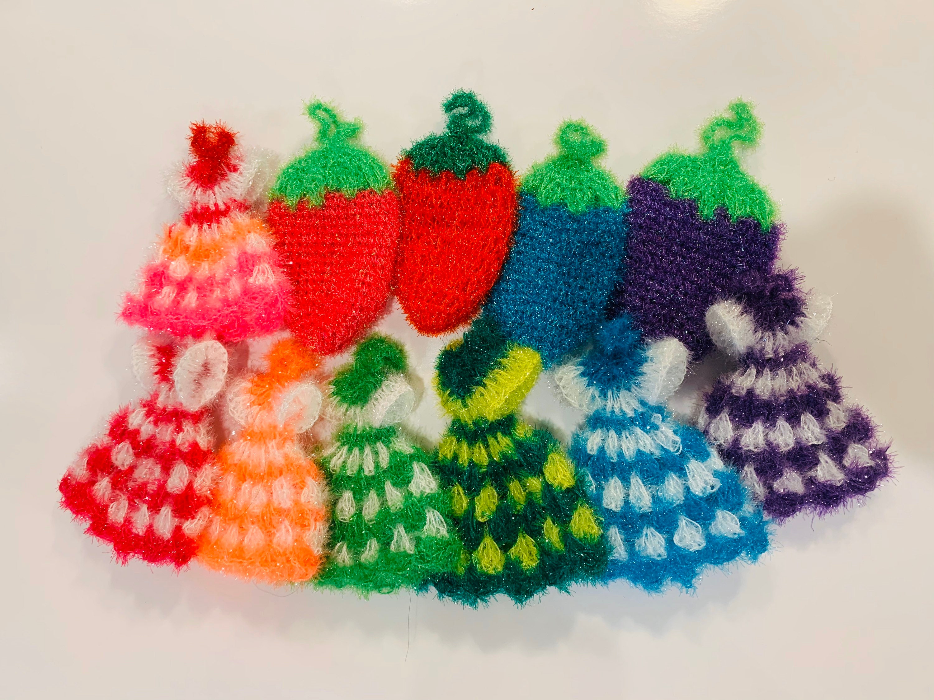 Set of 3 Korean Antibacterial Sponges Dish Scrubbies Etsy