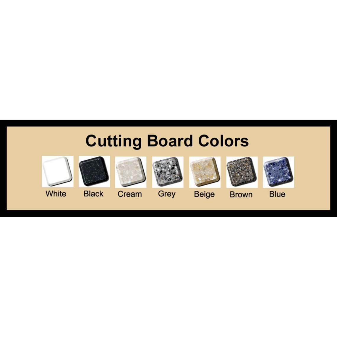 Corian Cutting Board 10 X 16 Custom Corian Kitchen Etsy