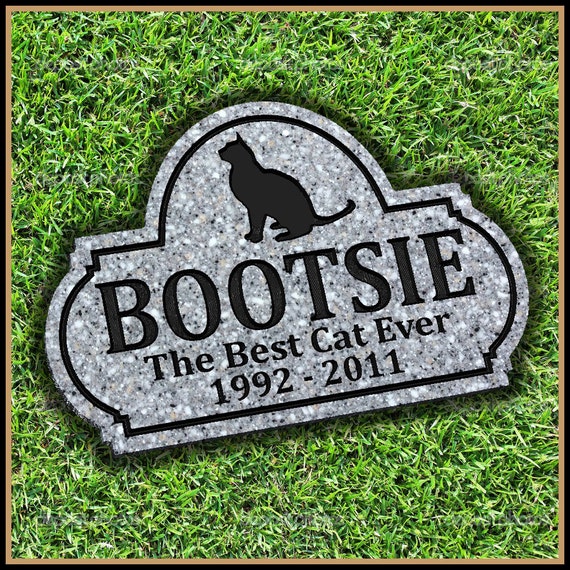 Pet Memorial Grave Marker Headstone Dog Cat Horse Pet Etsy
