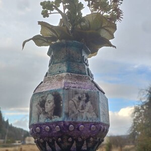 Personalized Colorful Handmade Flower Vase