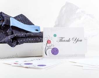Di GRACIAS a una persona merecedora - TARJETAS DE NOTAS en blanco Paquete de 3 - stock de ropa de cama-con sobres Tu mano Escrita Gracias significará mucho