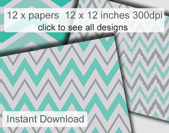 Mint printable cardstock Chevron Sbooking paper pack electronic backgrounds for individual or professional seek the services of paper fast down load graphic relating to Printable Cardstock called Mint printable cardstock Chevron Sbooking paper pack electronic backgrounds for individual or business employ paper fast down load