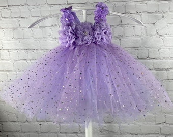 newborn lavender dress