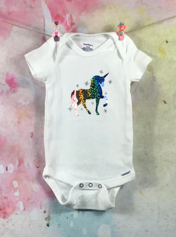 unicorn baby suit