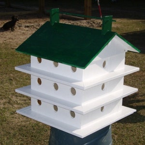 Purple Martin Home - 24 Chambers, A Frame Roof