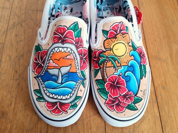 vans slip on hawaii