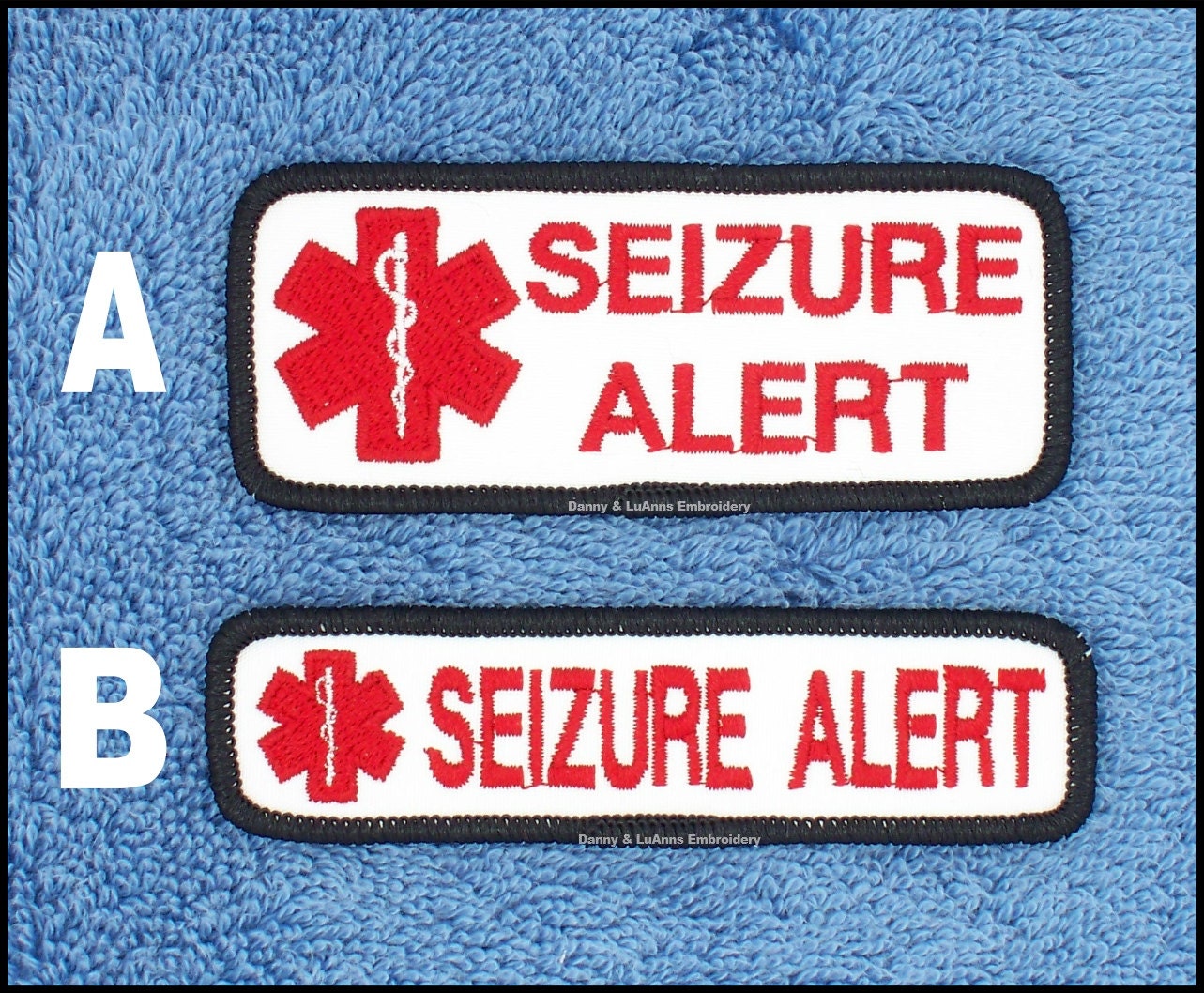 Seizure Alert Service Dog Patch 1 Size Large 1.5x3.75 inch 2 | Etsy