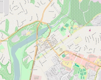 Folsom City Map - Etsy