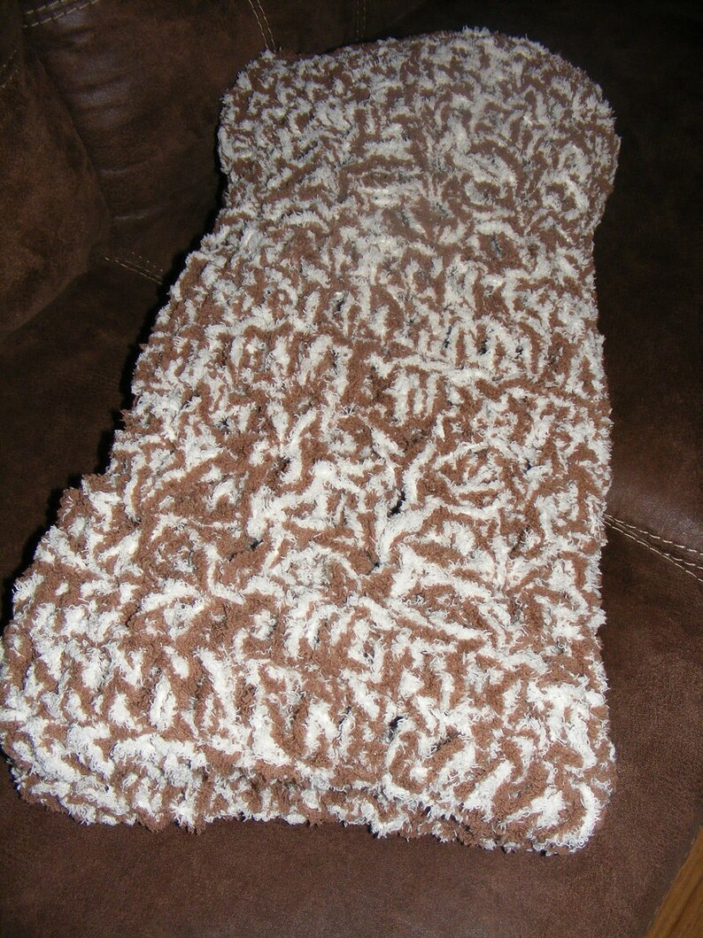Crochet Bernat Pipsqueak Baby Yarn 2 Tone 2 Strand Blanket Etsy