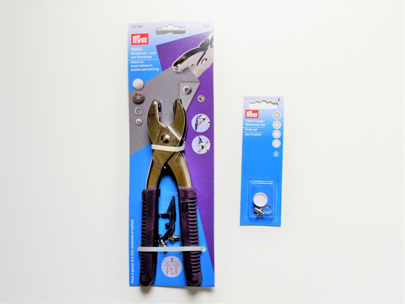 Prym Tool Set for Vario Pliers Plastic Snaps Jeans Button Etsy Canada