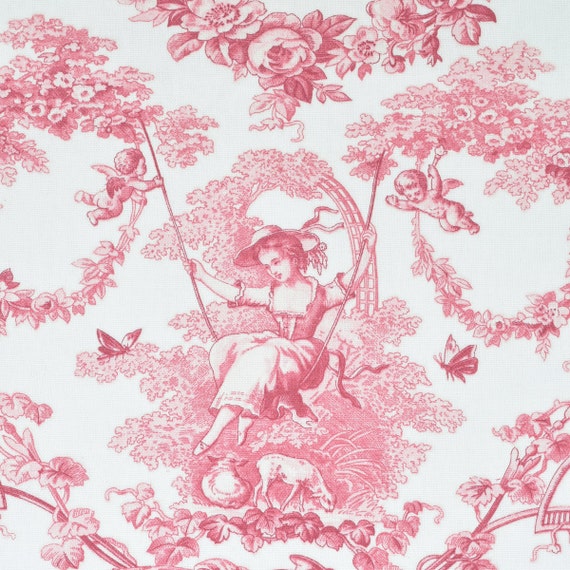 French Home Decor Fabric Toile De Jouy Cotton By Meter Width Etsy French Home Decor Fabric Toile De Jouy Cotton By Meter Width Etsy