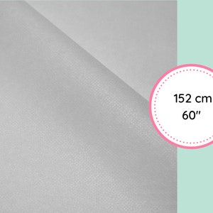 One side non-woven fusible interfacing Lightweight White Embroidery stabilizer By the meter image 1