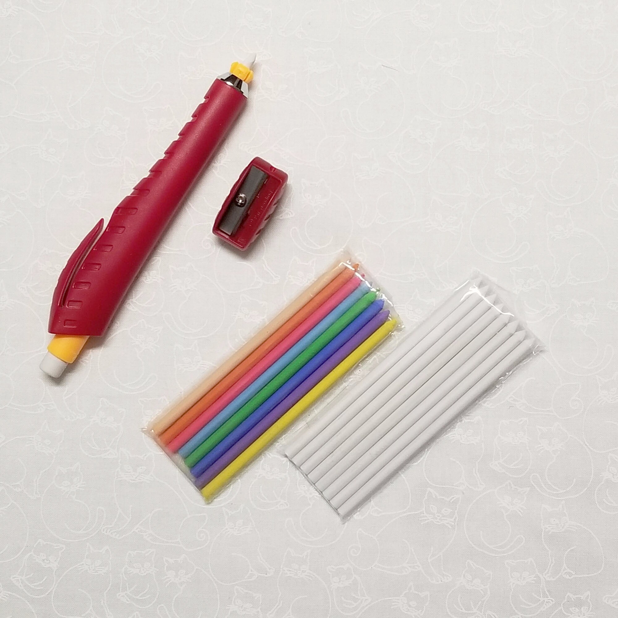 Chalk Pencil and Sharpener Set