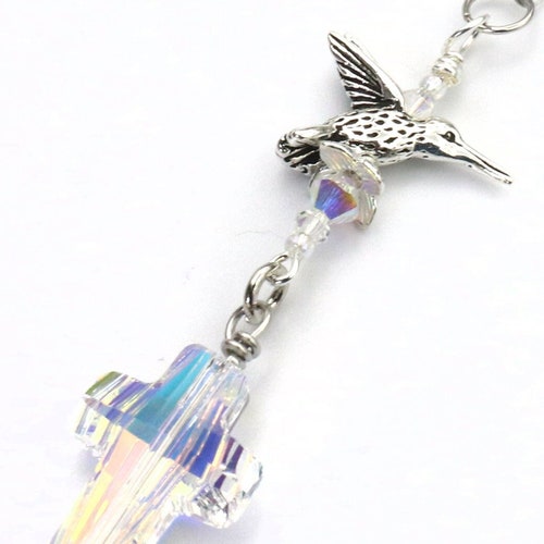 Christian Rear View Mirror Charm Cross Car Charm Christian Etsy