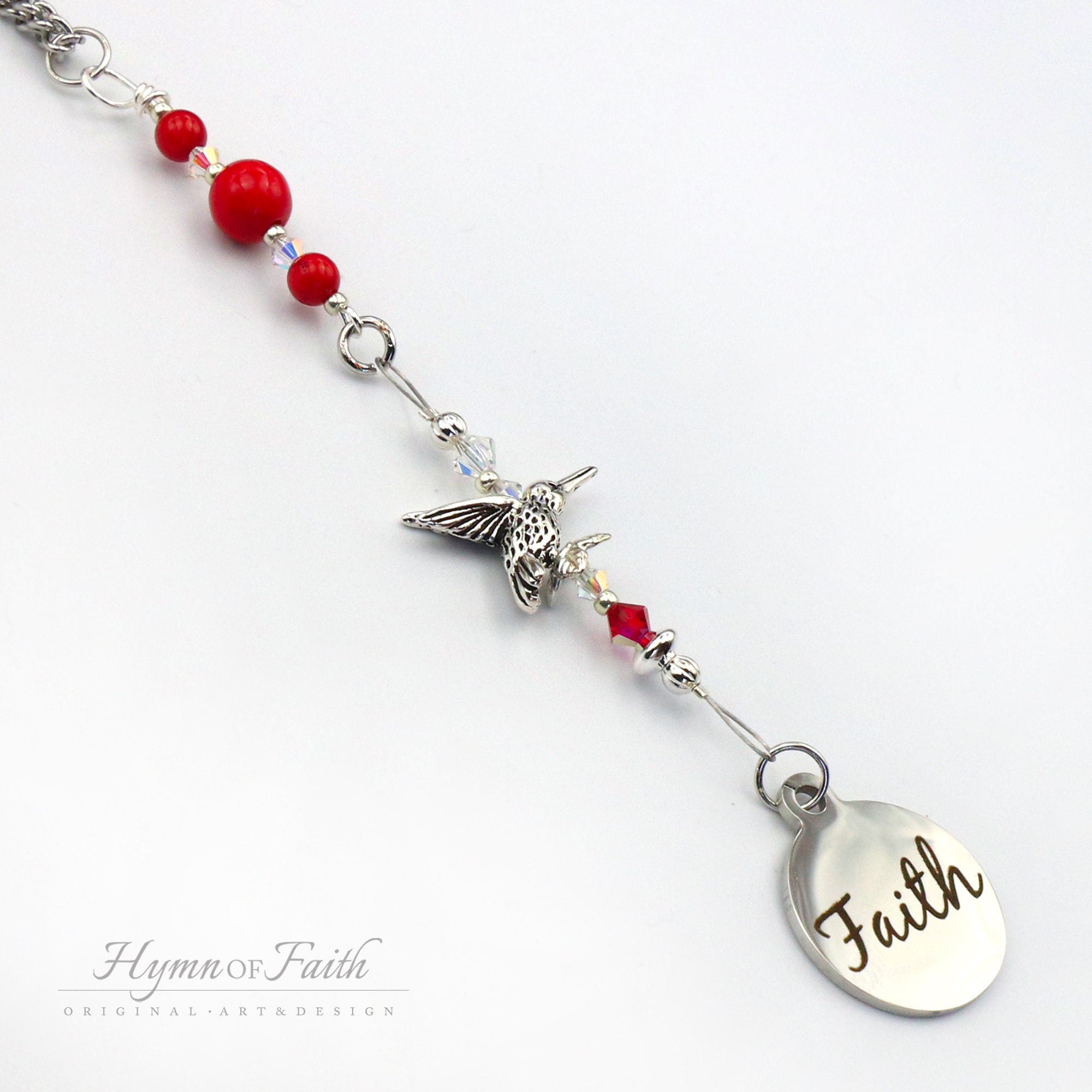 Hummingbird rear view mirror clearance charms