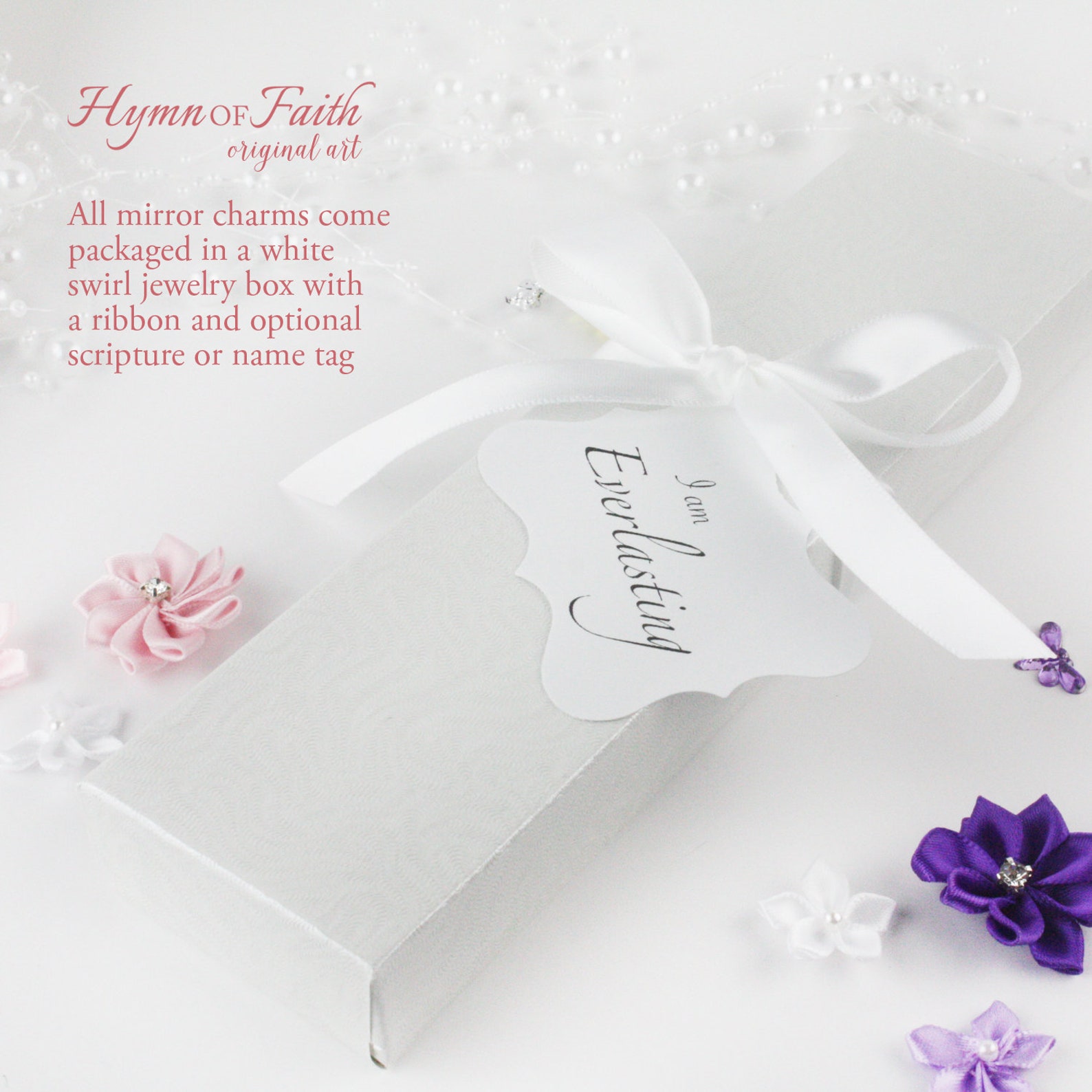 Christian Rear View Mirror Charm Cross Car Charm Christian Etsy