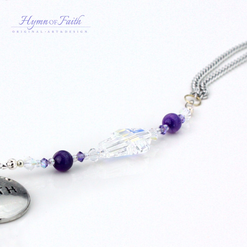 Faith Rear View Mirror Accessories Mustard Seed and Cross Car Etsy