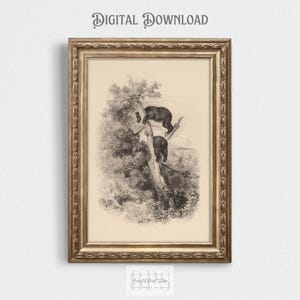 上等な Antique 日本 Etsy - bears 絵画