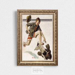 Norman rockwell dog - Etsy 日本