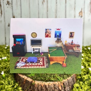 Chipmunk Gameroom Notecard