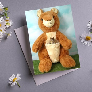 Chipmunk Kangaroo Notecard