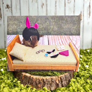 Naughty Chipmunk Notecard
