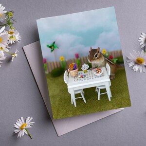 Chipmunk Easter Notecard