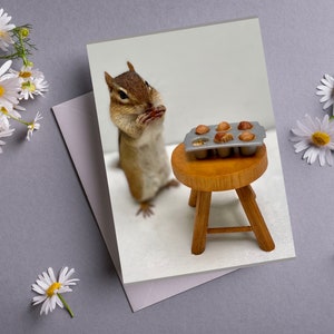Chipmunk Baking Notecard 1