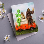 Alien Greeting Cards