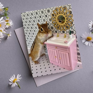 Chipmunk Dentures Notecard