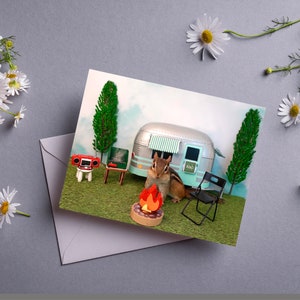 Chipmunk Glamping RV Notecard