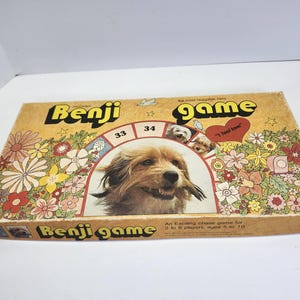 Vintage Benji Board Game: 1976 Movie Dog Collectible