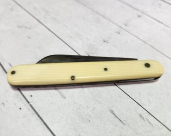 Vintage P Kamphaus Pocket Knife: Solingen Germany, Country Decor