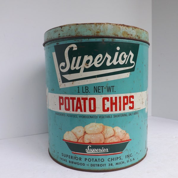 Vintage Food Tin Etsy