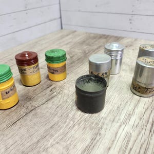 Vintage Film Canister Set: Kodak & Ansco Advertising Display