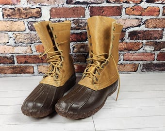 L.L. Bean Vintage 80s USA Made Maine Hunting Shoe Waterproof  display picture 2