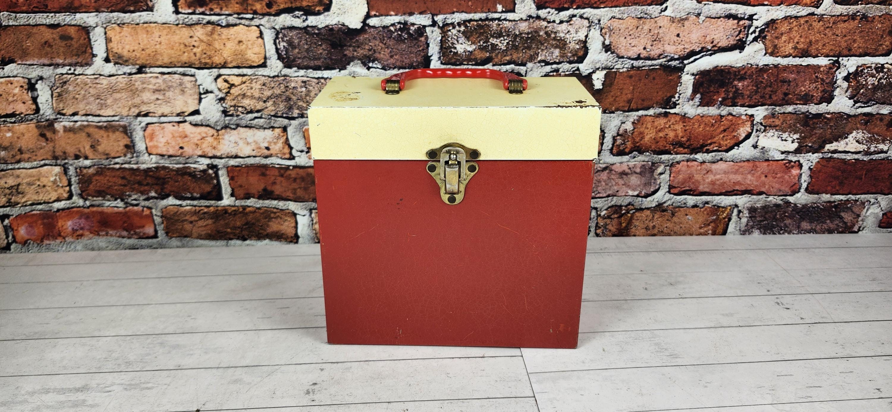 Vintage Metal Record Case - Etsy