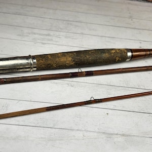 Vintage Fly Fishing Rod Bamboo - Etsy Vintage Fly Fishing Rod Bamboo - Etsy