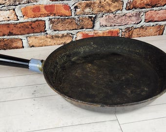 Vintage Kockums Cast Iron Skillet: 11 Inch Pan, Farmhouse Kitchen Decor