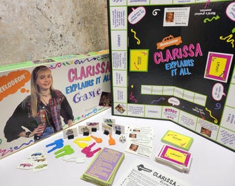 Vintage Clarissa Explains it All Board Game - 1994 Nickelodeon