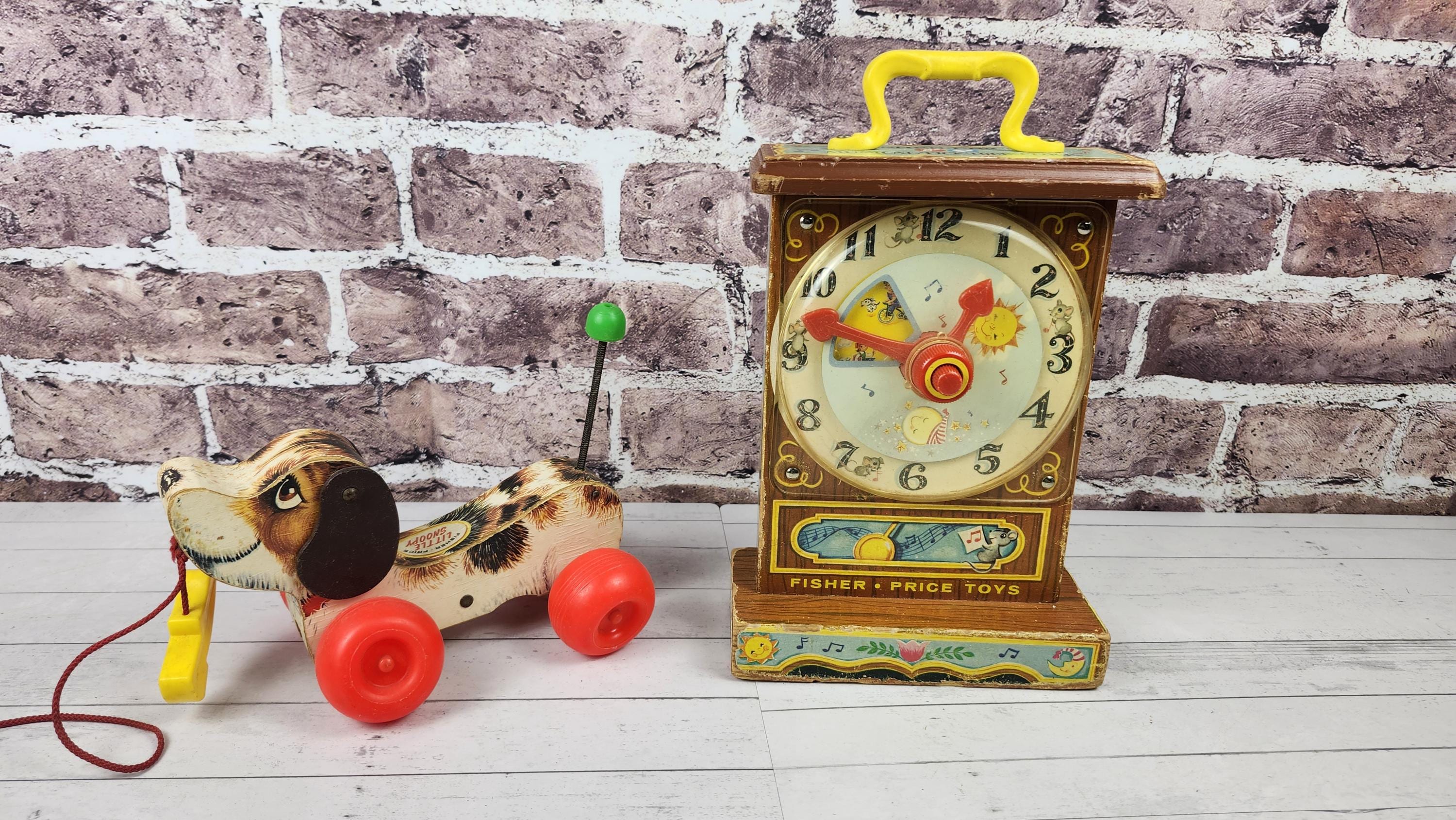 * vintage educational toy ❀ お洒落な トイクロック Vintage Romper Room Fun Time Puzzle Clock - Hasbro, 1970
