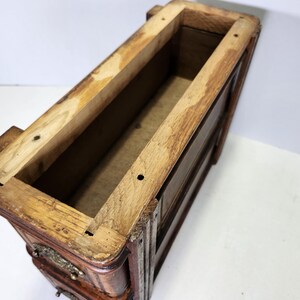 Vintage Wooden Double Drawer Box: Rustic Farmhouse Decor - Etsy