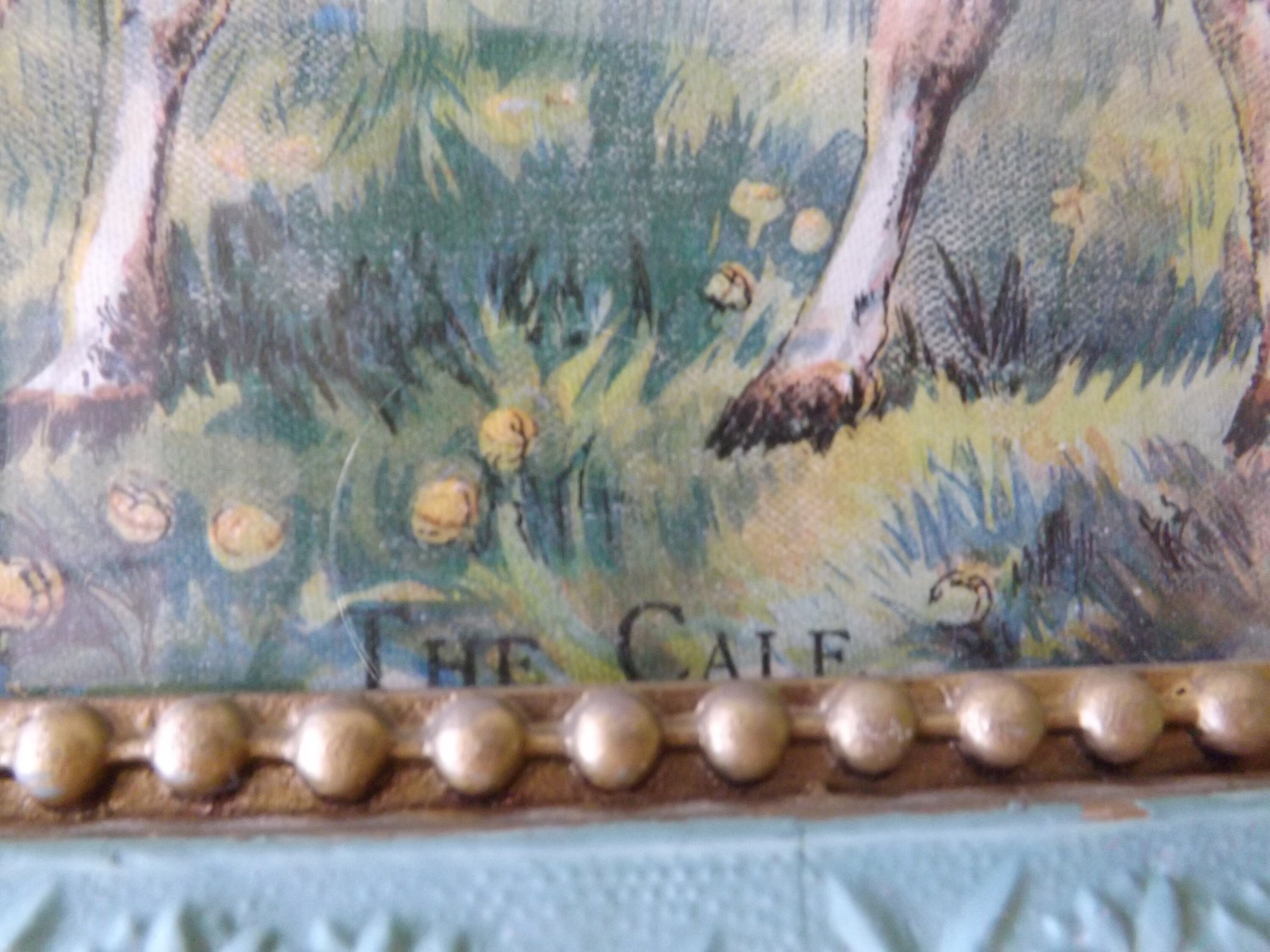 Framed vintage animal prints from a child's book retro | Etsy