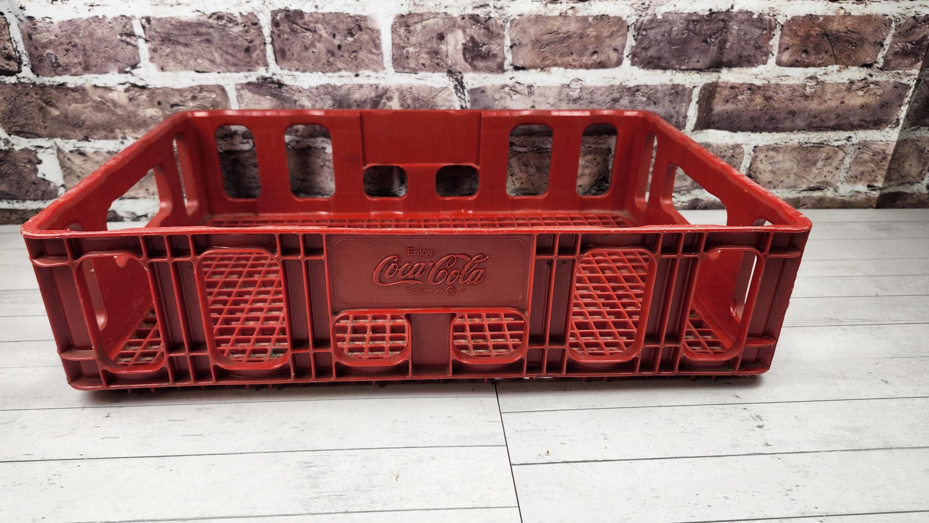 Vintage Coca Cola Huskylite Crate: Red Plastic Storage Display - Etsy