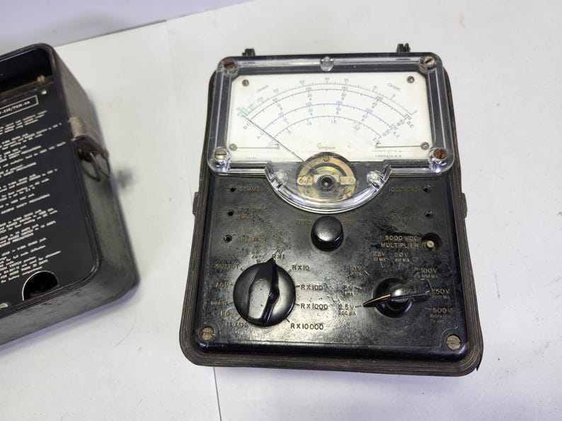 Simpson Multimeter, Decor, Vintage, Decoration, Office, Retro, Display
